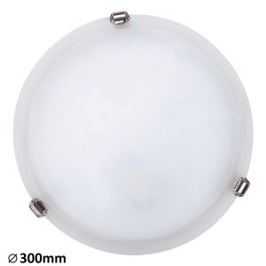 Plafon biały okrągły 30cm Alabastro 1xE27x60W IP20 Rabalux 817882 Plafon biały okrągły 30cm Alabastro 1xE27x60W IP20 Rabalux 817882