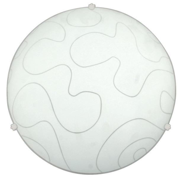 Plafon biały okrągły 30cm MALIBU 1xE27x40W IP20 Candellux 881078