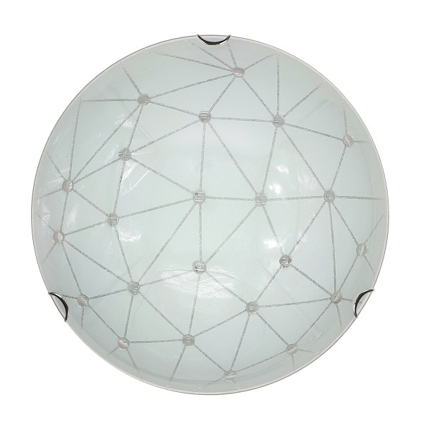 Plafon biały okrągły 30cm ROCK 1xE27x40W IP20 Candellux 878497