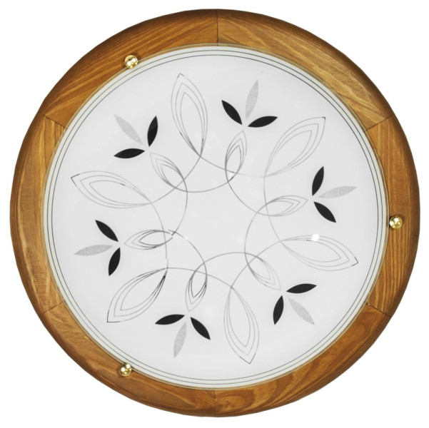 Plafon biały okrągły 30cm RUSTICA 1xE27x40W IP20 Candellux 881123