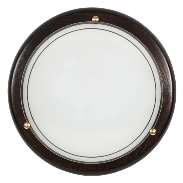 Plafon biały okrągły 30cm WENGE 1xE27x40W IP20 Candellux 881008