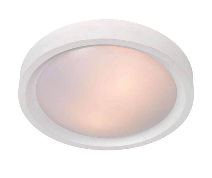 Plafon biały okrągły 36cm LEX 2xE27x40W IP20 Lucide 881142