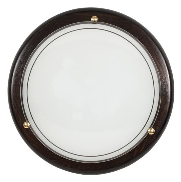 Plafon biały okrągły 38cm WENGE 2xE27x40W IP20 Candellux 881030