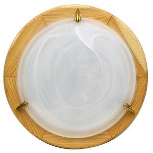 Plafon biały okrągły 40cm ALABASTER 2xE27x40W IP20 Candellux 881235 Plafon biały okrągły 40cm ALABASTER 2xE27x40W IP20 Candellux 881235