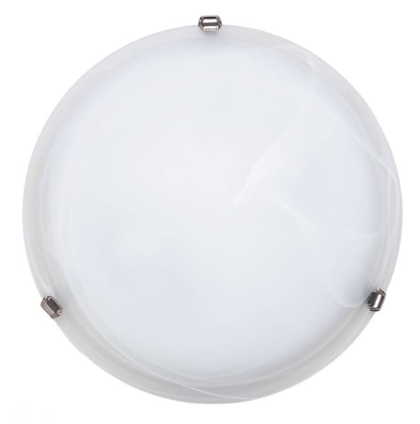 Plafon biały okrągły 40cm Alabastro 2xE27x60W IP20 Rabalux 817931
