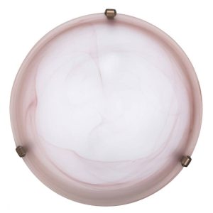 Plafon biały okrągły 40cm Alabastro 2xE27x60W IP20 Rabalux 817932 Plafon biały okrągły 40cm Alabastro 2xE27x60W IP20 Rabalux 817932