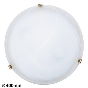 Plafon biały okrągły 40cm Alabastro 2xE27x60W IP20 Rabalux 817957 Plafon biały okrągły 40cm Alabastro 2xE27x60W IP20 Rabalux 817957