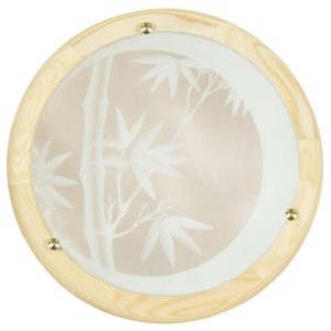 Plafon biały okrągły 40cm BAMBOO 2xE27x40W IP20 Candellux 881057 Plafon biały okrągły 40cm BAMBOO 2xE27x40W IP20 Candellux 881057