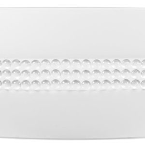 Plafon biały prostokątny 40cm FUZO 2xE27x40W IP20 Candellux 883881 Plafon biały prostokątny 40cm FUZO 2xE27x40W IP20 Candellux 883881