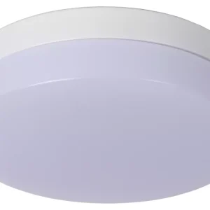 Plafon BISKIT okrągły biały LED 1x12W 23cm 700lm IP44 Lucide 879533 Plafon BISKIT okrągły biały LED 1x12W 23cm 700lm IP44 Lucide 879533