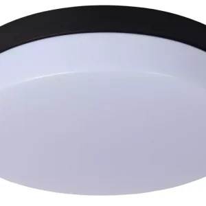 Plafon BISKIT okrągły czarno-biały LED 1x18W 28cm 1150lm IP44 Lucide 879520 Plafon BISKIT okrągły czarno-biały LED 1x18W 28cm 1150lm IP44 Lucide 879520