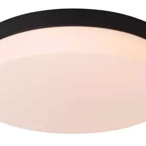 Plafon BISKIT okrągły czarno-biały LED 1x24W 34,5cm 1550lm IP44 Lucide 879538 Plafon BISKIT okrągły czarno-biały LED 1x24W 34,5cm 1550lm IP44 Lucide 879538