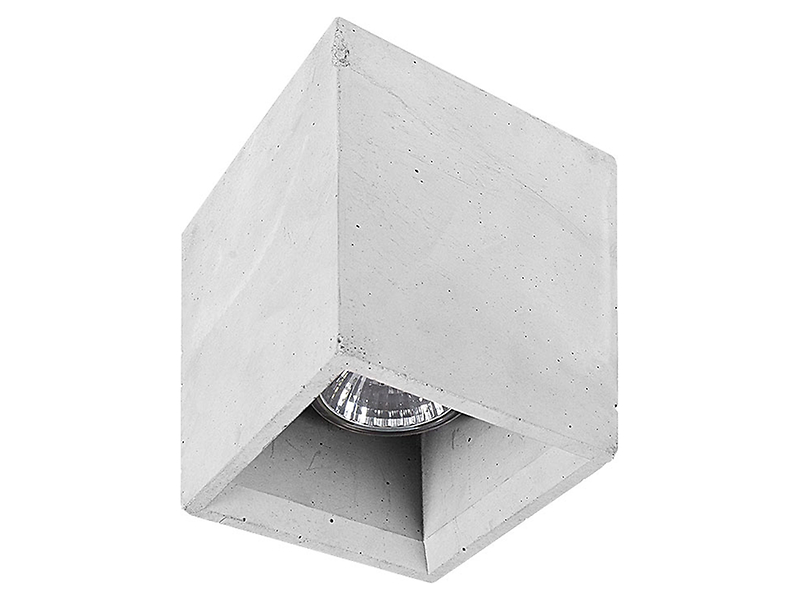 Plafon Bold LED betonowy szary 25535