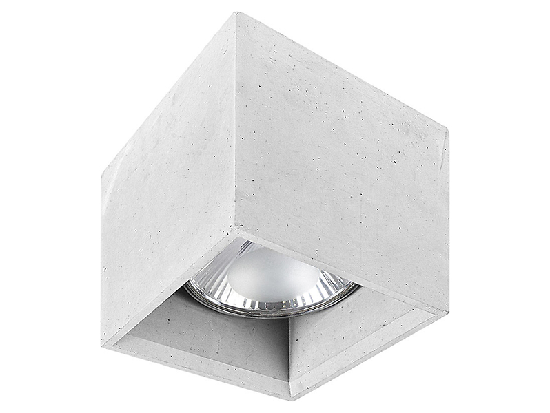 Plafon Bold LED betonowy szary 25534