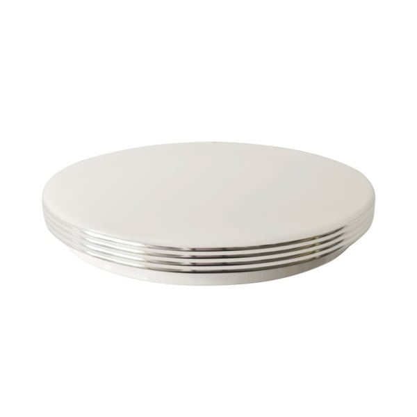 Plafon BRAVO okrągły biały chromowany LED 1x16W 33cm lm IP44 Milagro 876869