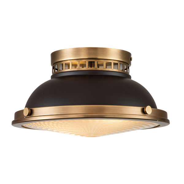 Plafon brązowy okrągły 32,4cm Amelia 2xE27x40W IP20 Hinkley 881133