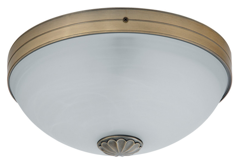 Plafon brązowy okrągły 33cm Orchidea 2xE27x60W IP20 Rabalux 881337