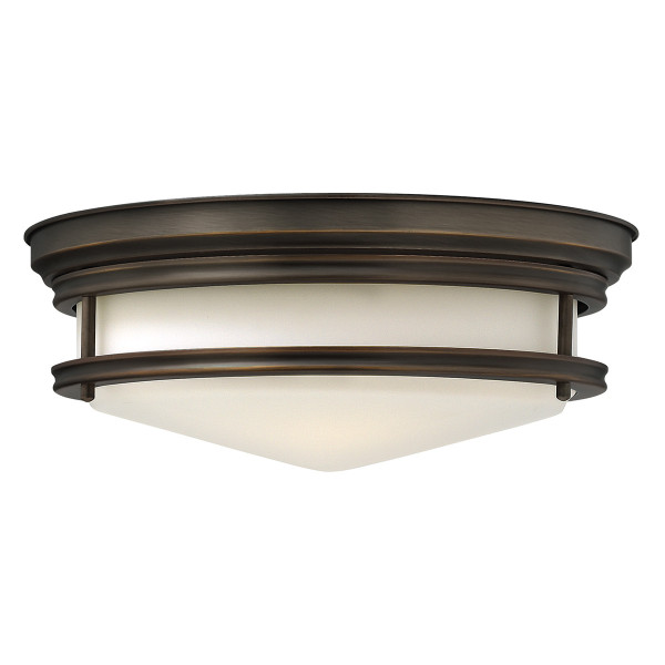 Plafon brązowy okrągły 35,6cm Hadley 3xE27x40W IP44 Hinkley 881343