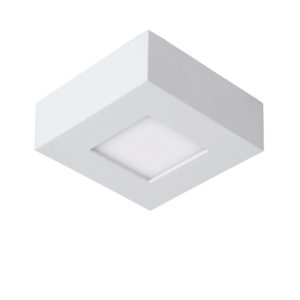 Plafon BRICE kwadratowy biały LED 1x8W 10,8cm 461lm IP44 Lucide 1017594 Plafon BRICE kwadratowy biały LED 1x8W 10,8cm 461lm IP44 Lucide 1017594