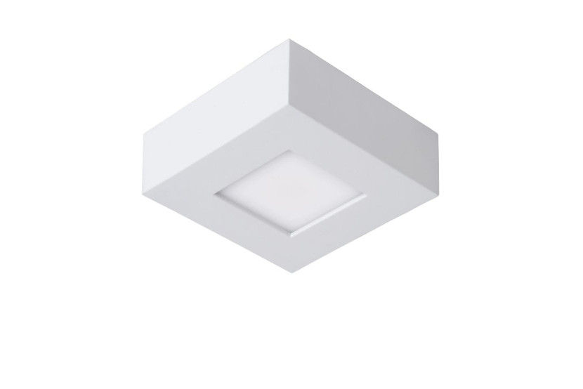 Plafon BRICE kwadratowy biały LED 1x8W 10,8cm 461lm IP44 Lucide 1017594