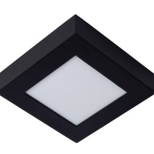 Plafon BRICE kwadratowy czarno-biały LED 1x15W 16,8cm 982lm IP44 Lucide 1017573 Plafon BRICE kwadratowy czarno-biały LED 1x15W 16,8cm 982lm IP44 Lucide 1017573