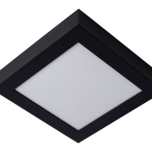 Plafon BRICE kwadratowy czarno-biały LED 1x22W 22cm 1656lm IP44 Lucide 1017616 Plafon BRICE kwadratowy czarno-biały LED 1x22W 22cm 1656lm IP44 Lucide 1017616