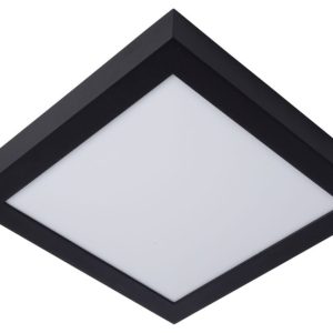 Plafon BRICE kwadratowy czarno-biały LED 1x30W 30cm 2174lm IP44 Lucide 1017604 Plafon BRICE kwadratowy czarno-biały LED 1x30W 30cm 2174lm IP44 Lucide 1017604