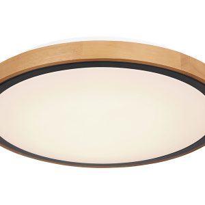 Plafon Bruno LED 43 cm metalowy brązowy 47902 Plafon Bruno LED 43 cm metalowy brązowy 47902