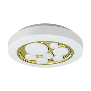 Plafon BUBBLES z pilotem okrągły biały LED 1x30W 39cm 2750lm IP20 Milagro 879588 Plafon BUBBLES z pilotem okrągły biały LED 1x30W 39cm 2750lm IP20 Milagro 879588