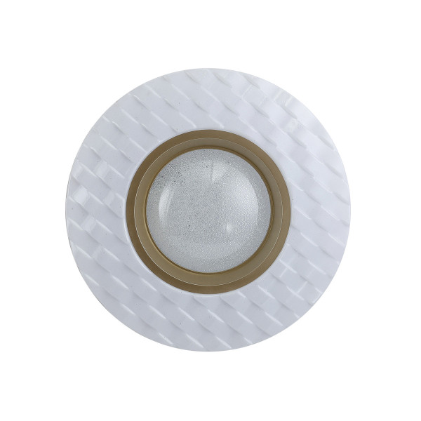 Plafon BUMI okrągły biało-złoty LED 1x24W 38cm 1680lm IP20 Italux 876785