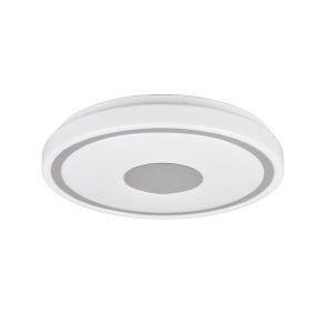 Plafon BUNDA okrągły srebrny LED 1x16W 33cm 2000lm IP20 RL 878455 Plafon BUNDA okrągły srebrny LED 1x16W 33cm 2000lm IP20 RL 878455