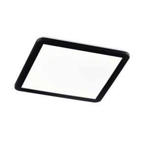 Plafon CAMILA kwadratowy czarno-biały LED 1x22W 40cm 2700lm IP44 Trio 878491 Plafon CAMILA kwadratowy czarno-biały LED 1x22W 40cm 2700lm IP44 Trio 878491