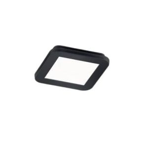 Plafon CAMILLUS kwadratowy czarno-biały LED 1x10W 17cm 850lm IP44 RL 1018330 Plafon CAMILLUS kwadratowy czarno-biały LED 1x10W 17cm 850lm IP44 RL 1018330
