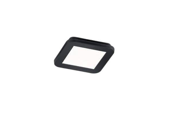 Plafon CAMILLUS kwadratowy czarno-biały LED 1x10W 17cm 850lm IP44 RL 1018330