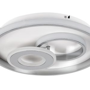 Plafon Celinda okrągły chromowany biały LED 1x40W 40cm 2000lm IP20 Rabalux 881265 Plafon Celinda okrągły chromowany biały LED 1x40W 40cm 2000lm IP20 Rabalux 881265