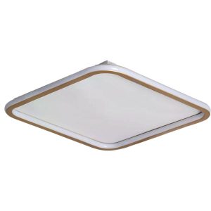 Plafon Cerchio kwadratowy złoto-biały LED 1x30W 41cm 1000lm IP20 Abruzzo 872750 Plafon Cerchio kwadratowy złoto-biały LED 1x30W 41cm 1000lm IP20 Abruzzo 872750