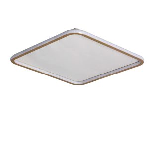 Plafon Cerchio kwadratowy złoto-biały LED 1x40W 61cm 2700lm IP20 Abruzzo 872404 Plafon Cerchio kwadratowy złoto-biały LED 1x40W 61cm 2700lm IP20 Abruzzo 872404