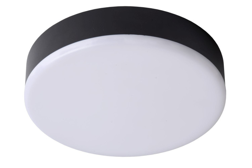 Plafon CERES okrągły czarno-biały LED 1x30W 21,5cm 2481lm IP66 Lucide 1018514