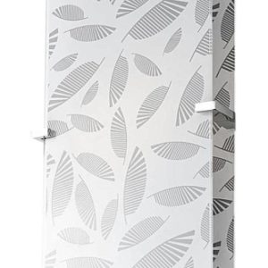 Plafon chromowany biały prostokątny 40cm FIKUS 2xE27x40W IP20 Candellux 881274