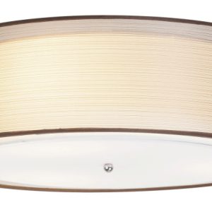 Plafon chromowany brązowy okrągły 49,5cm Anastasia 3xE14x25W IP20 Rabalux 883854