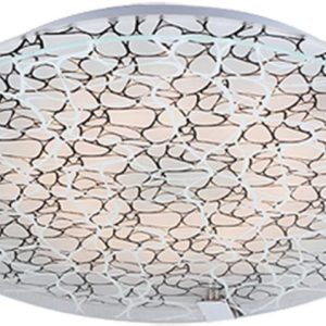 Plafon chromowany czarny okrągły 31cm FIERA 2xE27x40W IP20 Candellux 878493 Plafon chromowany czarny okrągły 31cm FIERA 2xE27x40W IP20 Candellux 878493