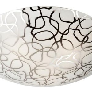Plafon chromowany czarny okrągły 40cm GALEO 1xE27x40W IP20 Candellux 881034 Plafon chromowany czarny okrągły 40cm GALEO 1xE27x40W IP20 Candellux 881034