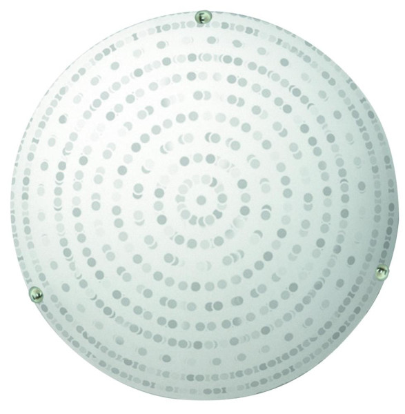 Plafon CIRCLE okrągły chromowany biały LED 1x10W 30cm 660lm IP20 Candellux 872714
