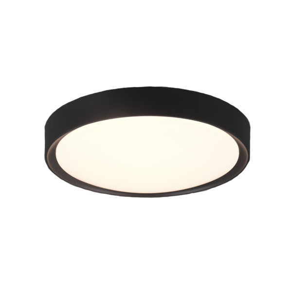 Plafon CLARIMO okrągły czarno-biały LED 1x18W 33cm 1600lm IP44 Trio 878617