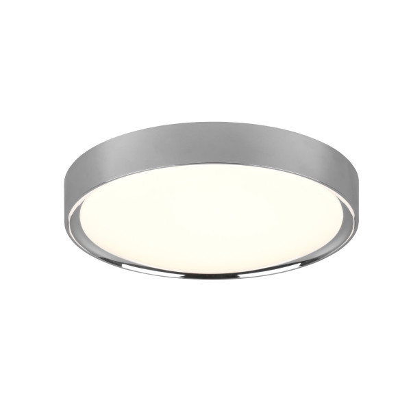 Plafon CLARIMO okrągły srebrno-biały LED 1x18W 33cm 1600lm IP44 Trio 878600