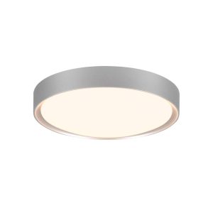 Plafon CLARIMO okrągły srebrno-biały LED 1x18W 33cm 1600lm IP44 Trio 878518 Plafon CLARIMO okrągły srebrno-biały LED 1x18W 33cm 1600lm IP44 Trio 878518
