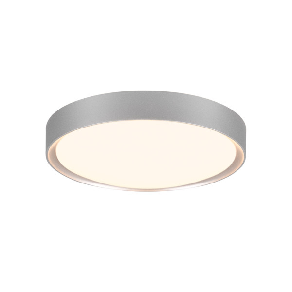 Plafon CLARIMO okrągły srebrno-biały LED 1x18W 33cm 1600lm IP44 Trio 878518