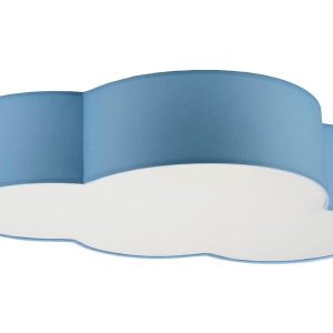 Plafon Cloud 4-punktowy tkaninowy niebieski 39223 Plafon Cloud 4-punktowy tkaninowy niebieski 39223
