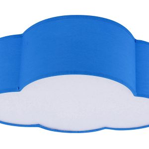 Plafon Cloud Mini 2-punktowy tkaninowy niebieski 32196 Plafon Cloud Mini 2-punktowy tkaninowy niebieski 32196
