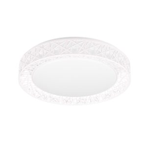 Plafon CLUSTER z pilotem okrągły biały LED 1x40W 48cm 4300lm IP20 RL 872681 Plafon CLUSTER z pilotem okrągły biały LED 1x40W 48cm 4300lm IP20 RL 872681